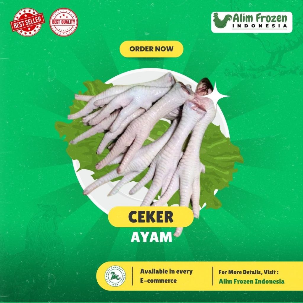 

Kaki Ayam / Ceker (Chicken Leg) - 1Kg