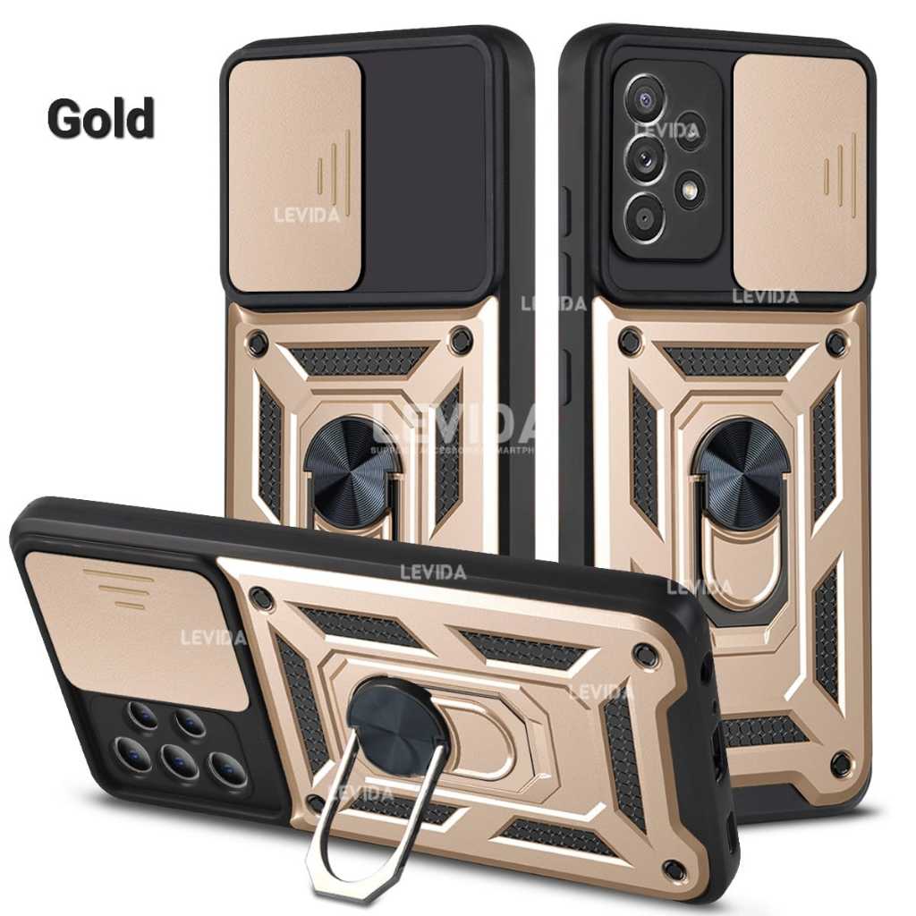 Realme 7I Realme C17 Realme 8 5G Realme 8I Realme C2 Realme C21 Case Robot Slide Kamera Protect + Ri