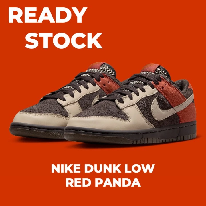 Sneakers Nike Dunk Low Red Panda