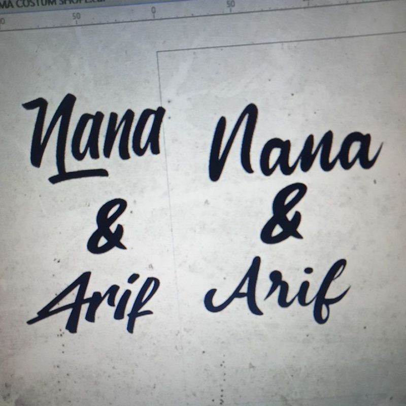 

custum stiker buat pernikahan