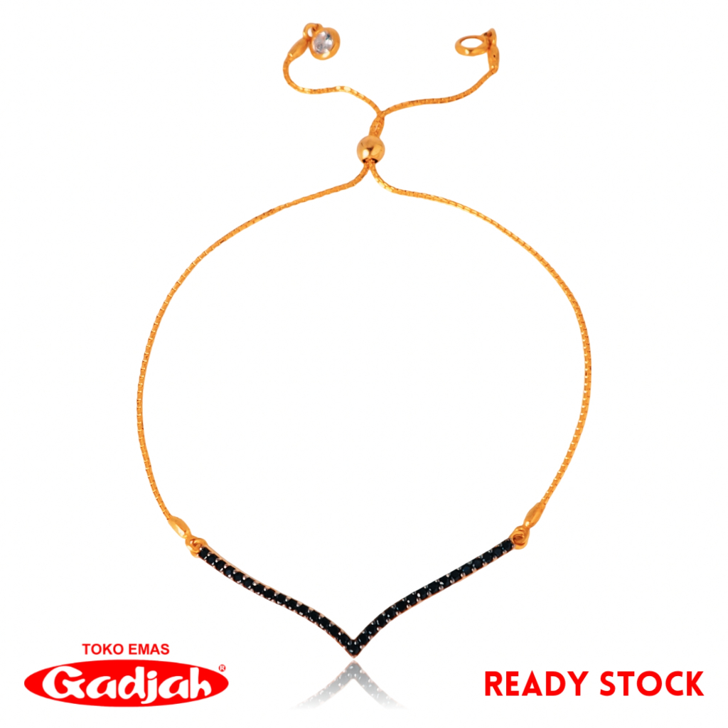 Gelang Emas Serut Itali Aurel Minimalis - Toko Emas Gadjah