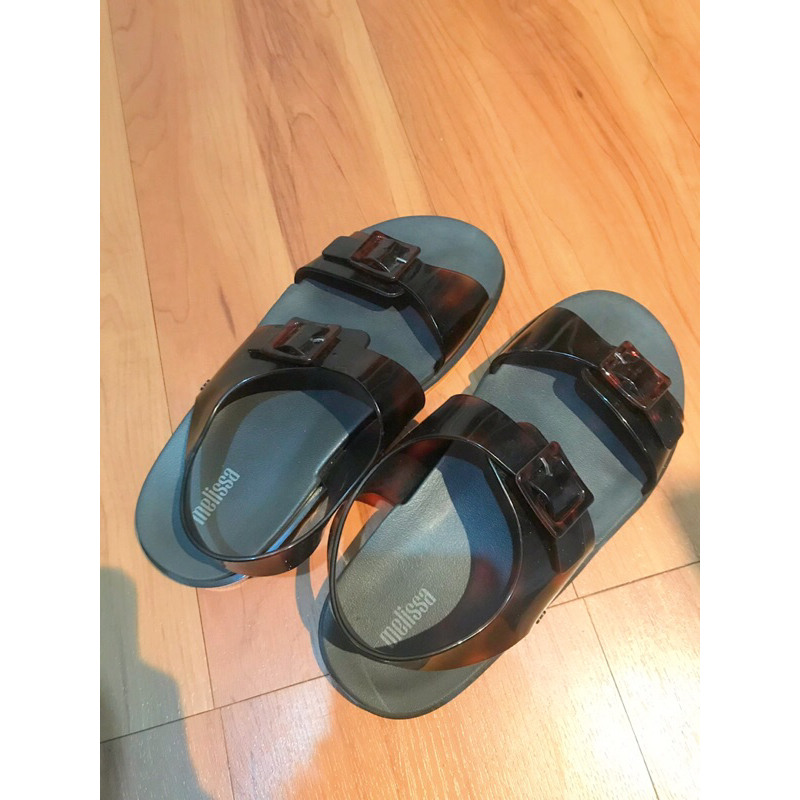 Melissa Wide Sandal Ad Black Preloved Size 39