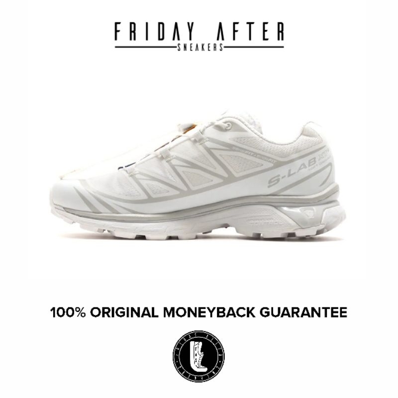 Sepatu Pria Salomon XT-6 White Lunar Rock Original Resmi