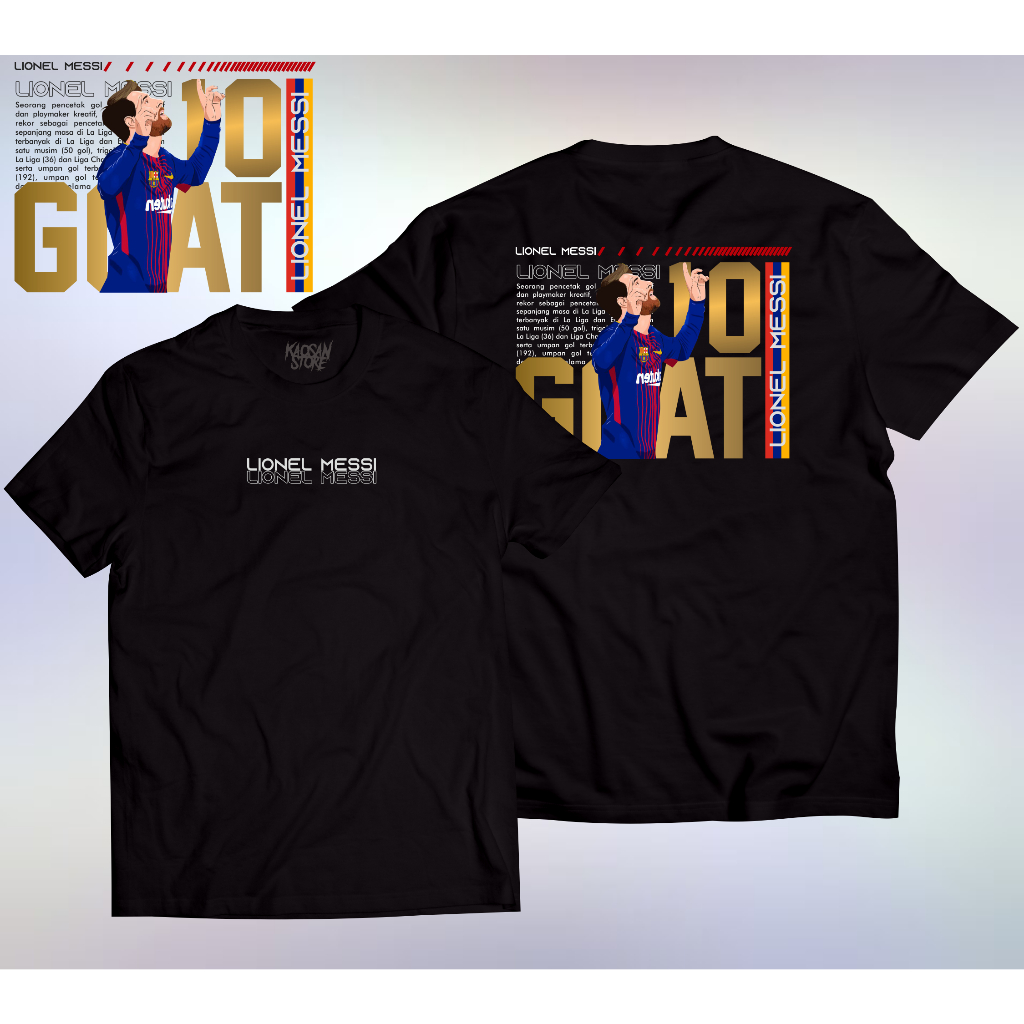 Kaos Messi Prime Messi Goat Messi Tshirt Lionel Messi Prime Barcelona