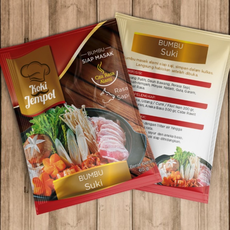 

KOKI JEMPOL BUMBU STEAMBOAT SUKI TOMYUM MALA HOT POT BUMBU INSTAN 60GR