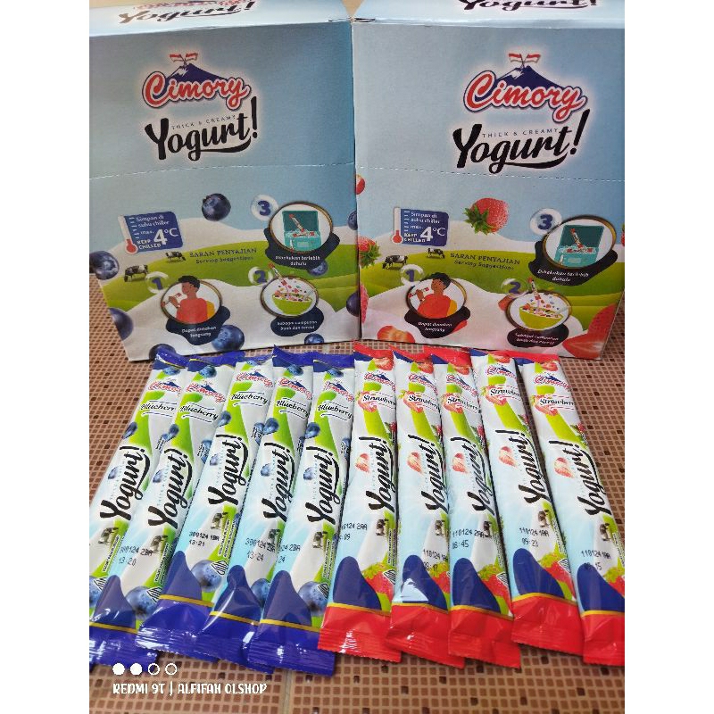 

cimory yogurt stik 40g 1box isi 25pcs FREE POUCH