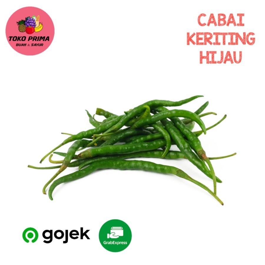 

Cabai Keriting Hijau Per 1 Kg