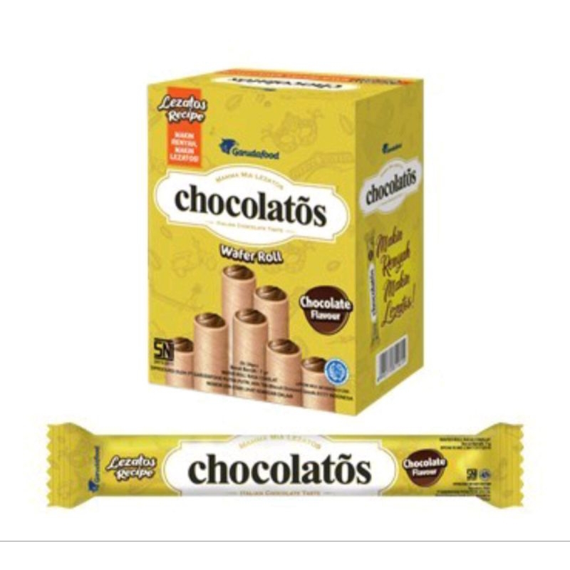 

Gery Chocolatos Wafer Stick Box Kecil isi 24pcs