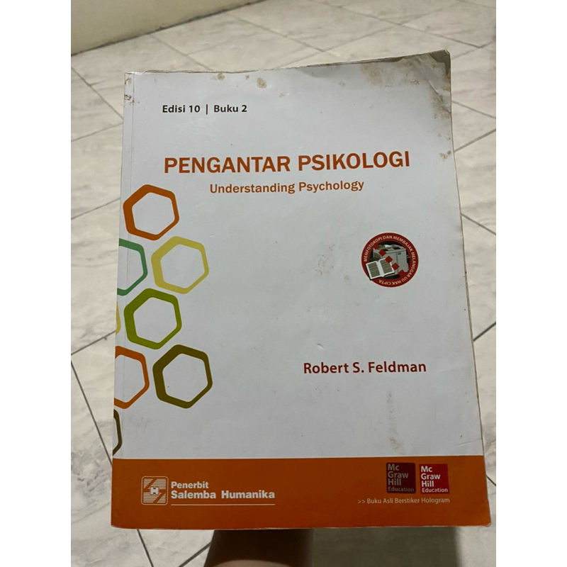 

Pengantar Psikologi (understanding psychology) Robert S. Feldman, Edisi 10, Buku 2