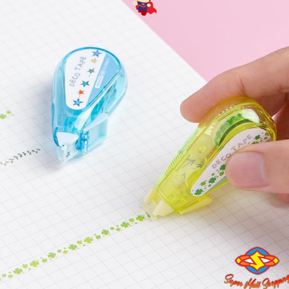 

Serba Untung SMS Deco Tape Stempel Roller Stamp TGD866 5mm X 5m Portable DIY Untuk Scrapbook Correction Tape Mini Motif Love Burung Daun Higlighter Pattern Correction Tape For DIY Decorative Scrapbook Journal