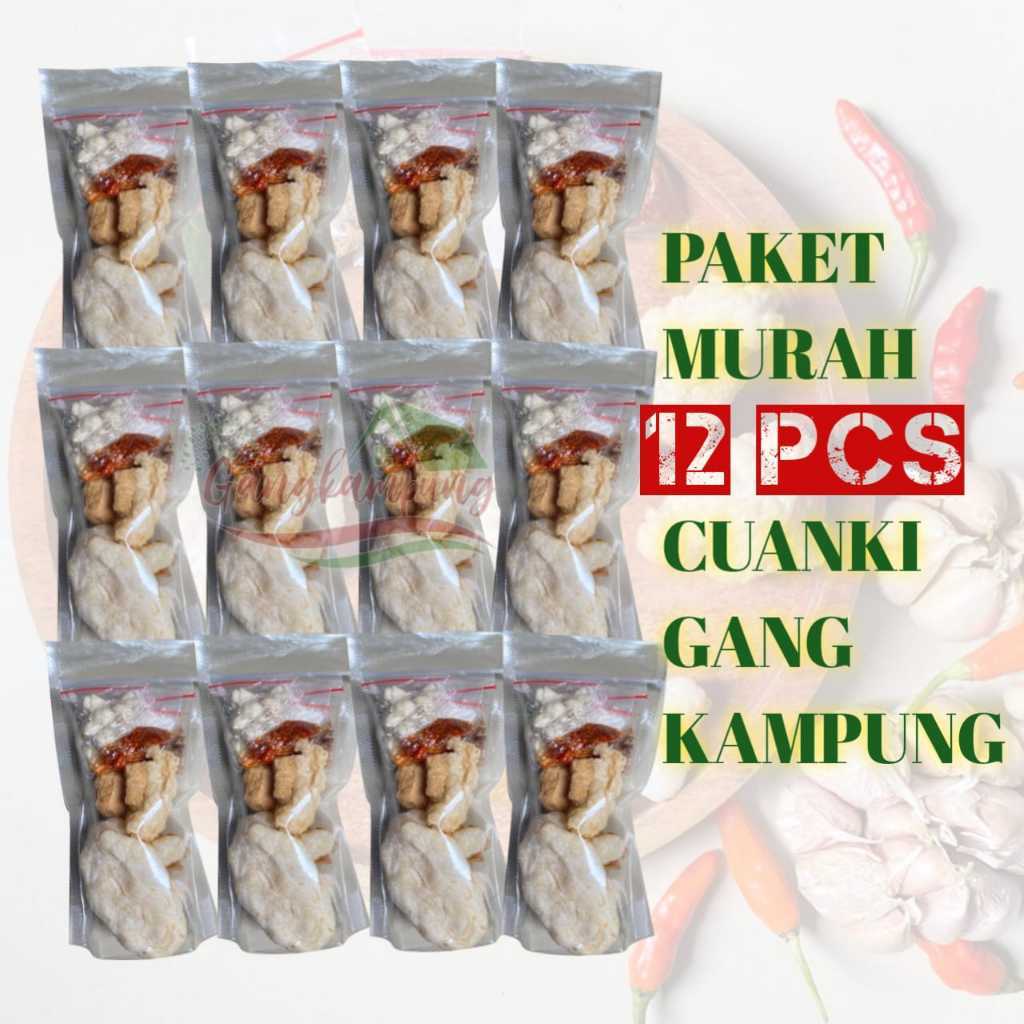 

Cuanki Paket Murah 12pcs Cuangki Tahu Kering Original Keju Terenak Instan 10 Bungkus Reseller Murah Instant Lengkap Terlezat Kuah Nikmat Mantap