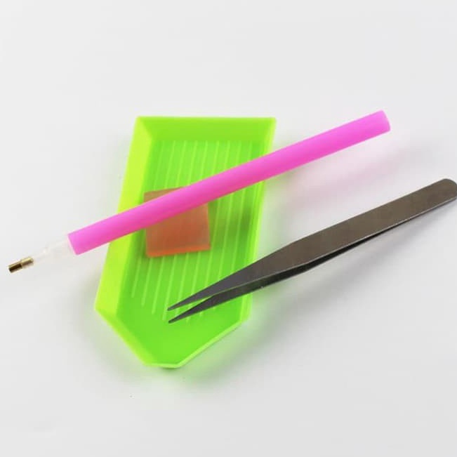 

Langsung Proses Diamond Painting Tools Set Alat Lukis Diamond 4pcs