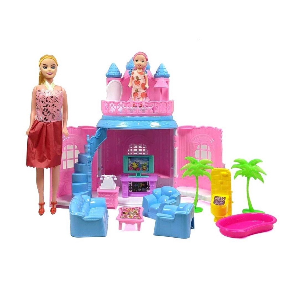 88 SALE COD GRATIS ONGKIR MAINAN CASTLE ISTANA BARBIE  MAINAN RUMAH RUMAHAN BARBIE  MAINAN ISTANA BA