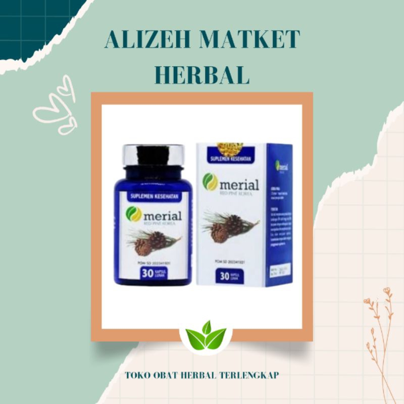 Merial Red Pine Korea Obat Atasi Kolesterol & Darah Tinggi