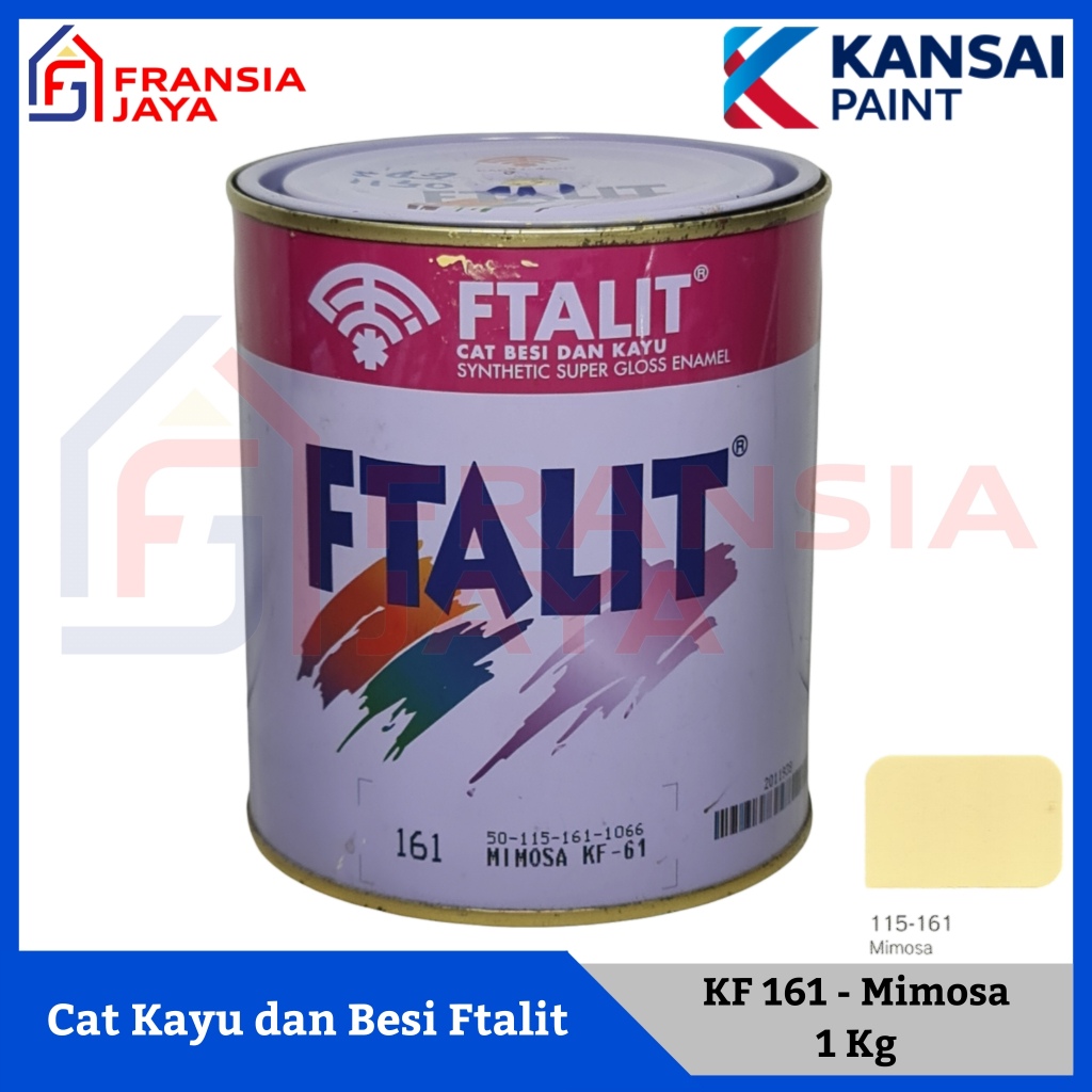 Cat Minyak Besi dan Kayu Ftalit Mimosa KF 161 1 Kg KANSAI