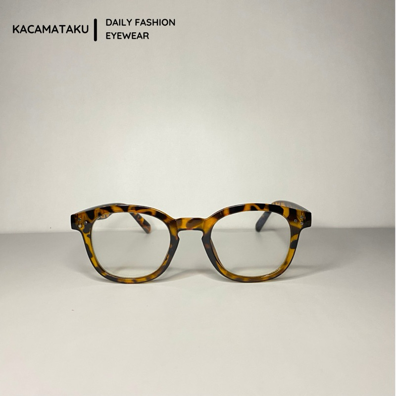 Kacamataku - Frame Kacamata Kotak Leopard