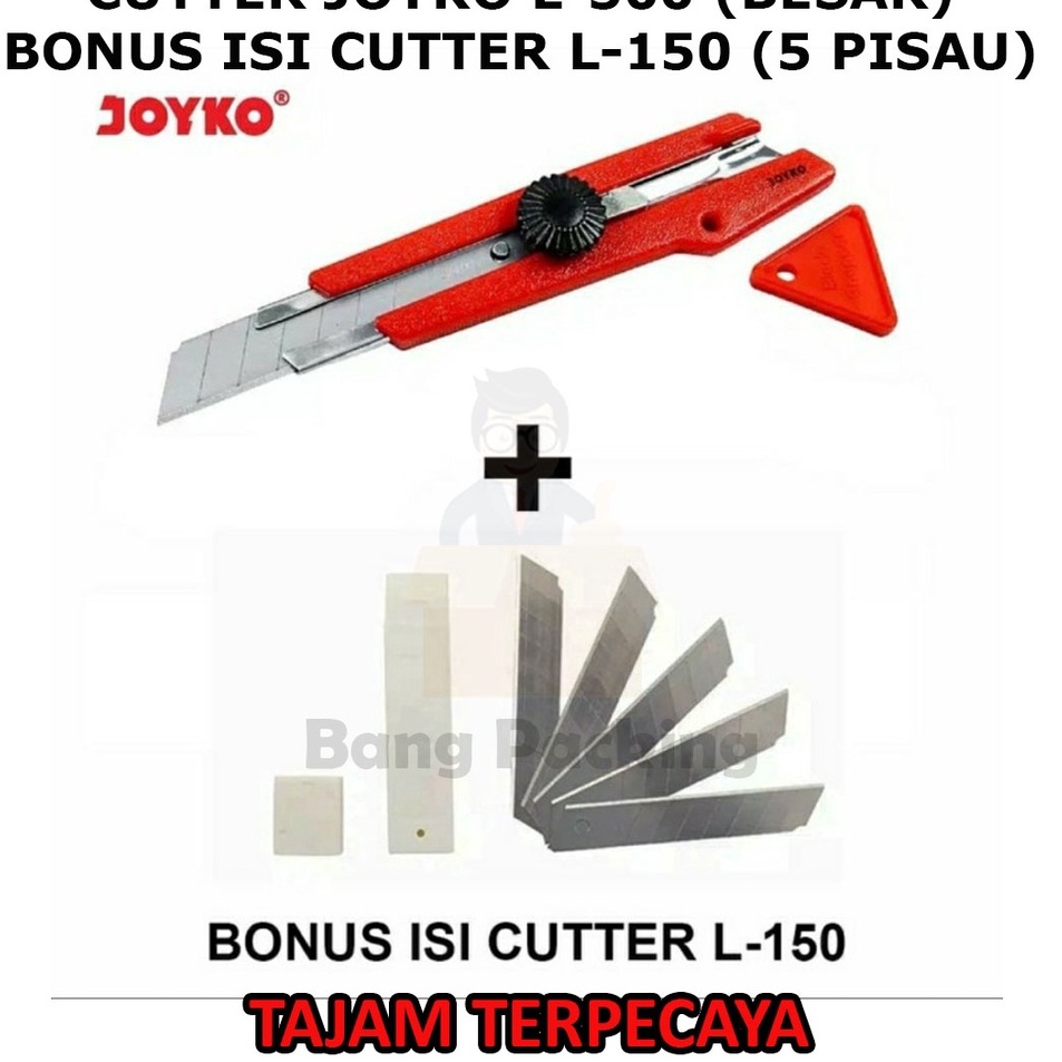 

Special Order Cutter JOYKO Besar Cutter JOYKO L5 Isi Cutter L15 5 Pcs 1 Tube Kater Besar Cutter Besar Kater JOYKO