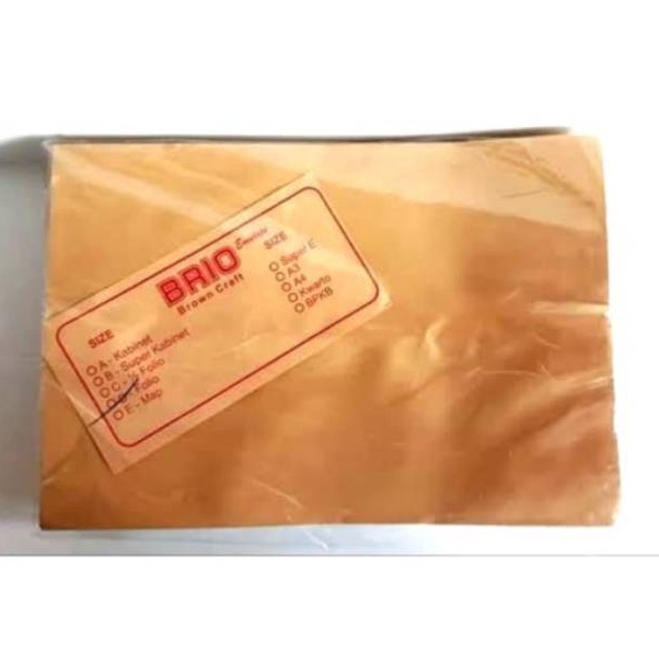 

Special Delivery AMPLOP COKLAT BRIO FOLIO BPKB SUPER E A4 A3