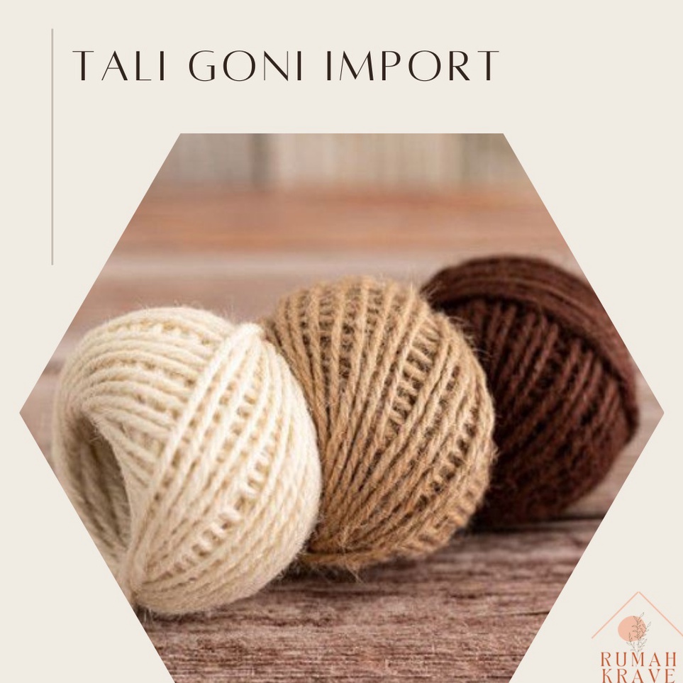 

Garansi Terbaik RUMAH KRAVE Tali goni rami import