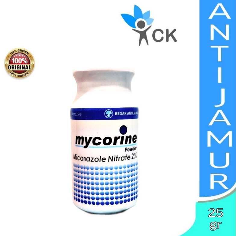 1212 Terlaris MYCORINE BEDAK 25 GR bedak anti jamur