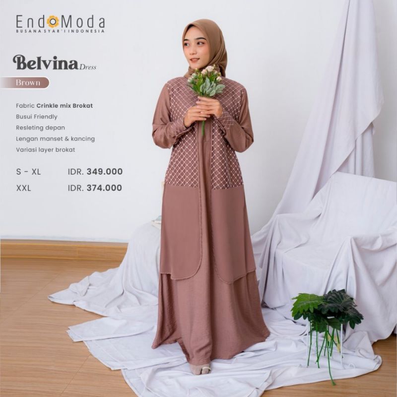 GAMIS BROKAT GAMIS KONDANGAN BELVINA by ENDOMODA