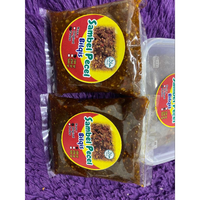 

Sambel Pecel Bilqis Khas Kertosono (100gr )