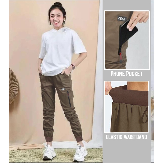 celana jogger cargo sweatpant cewek/joger cewek original bootloop/celana wanita