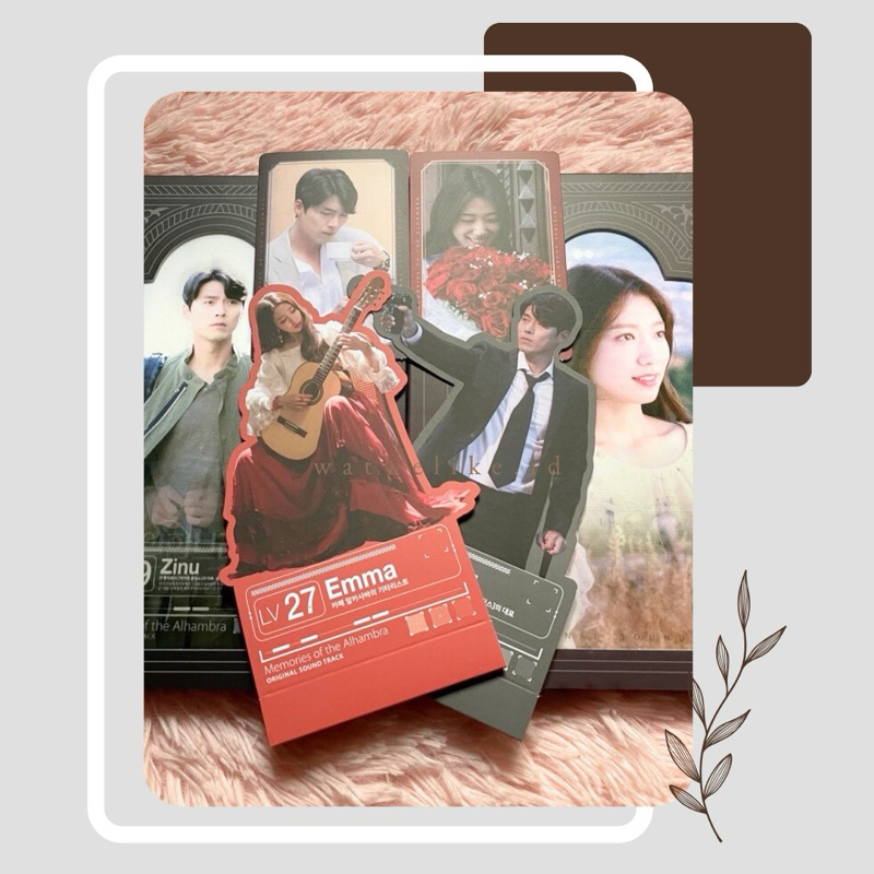 Album Ost Memories of Alhambra ( Standee Photocard PC Park Shin Hye )