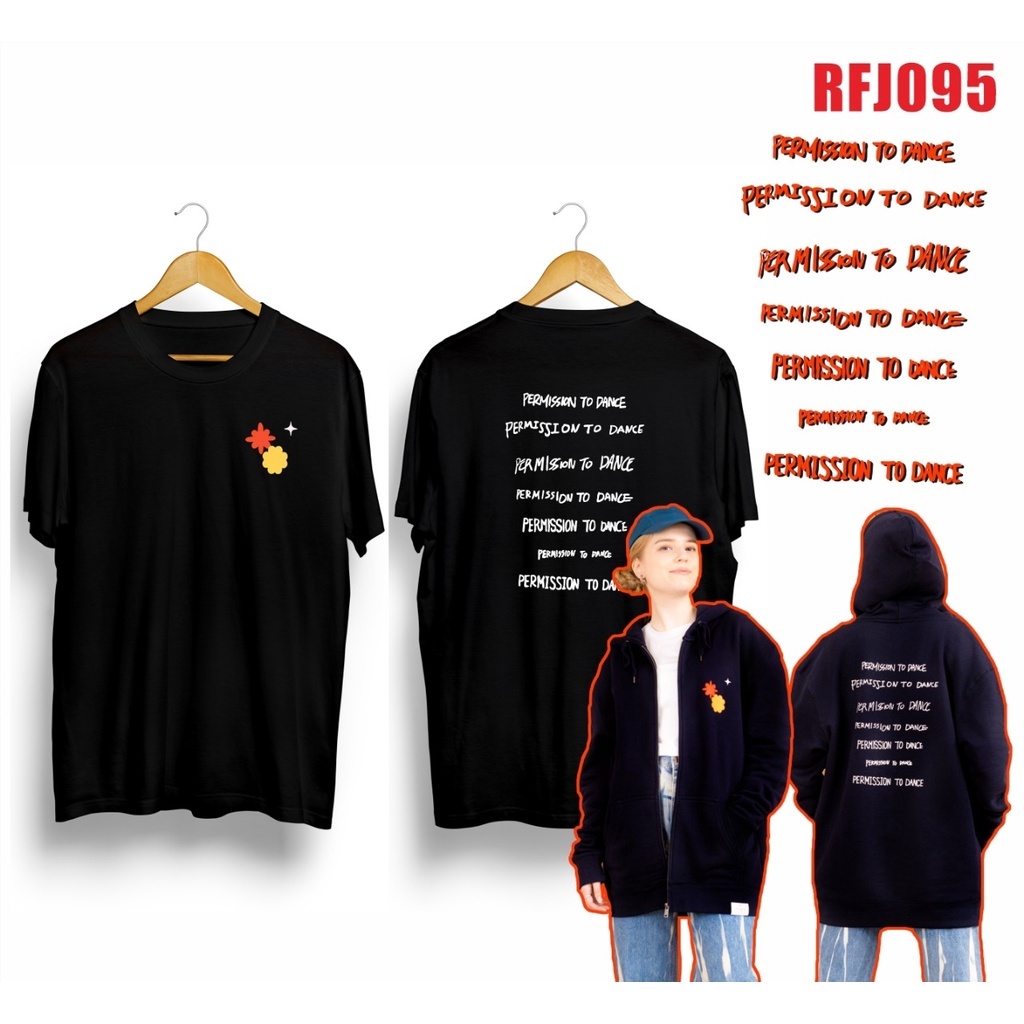 (RFJ095) Baju Kaos Bts Permission To Dance Las Vegas