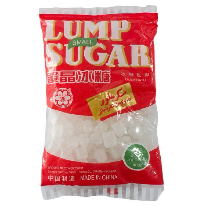 

Gula batu kristal lump sugar mili 400 gr