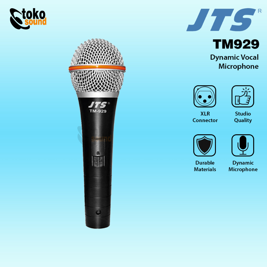 JTS TM929 TM 929 - Dynamic Vokal Microphone Original