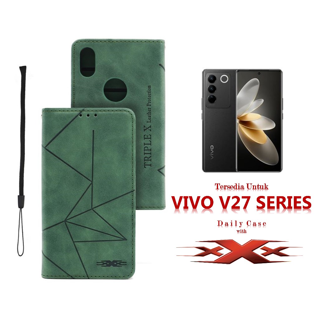 DC Case VIVO V27 | V27e | V27 Pro TripleX Leather Premium Protection