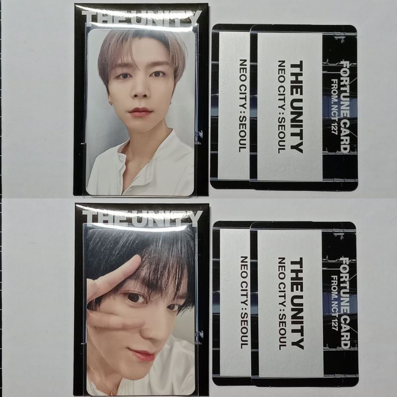 [READY] PC PHOTOCARD UNSEALED THE UNITY FORTUNE SCRATCH CARD NCT 127 TAEYONG JOHNNY