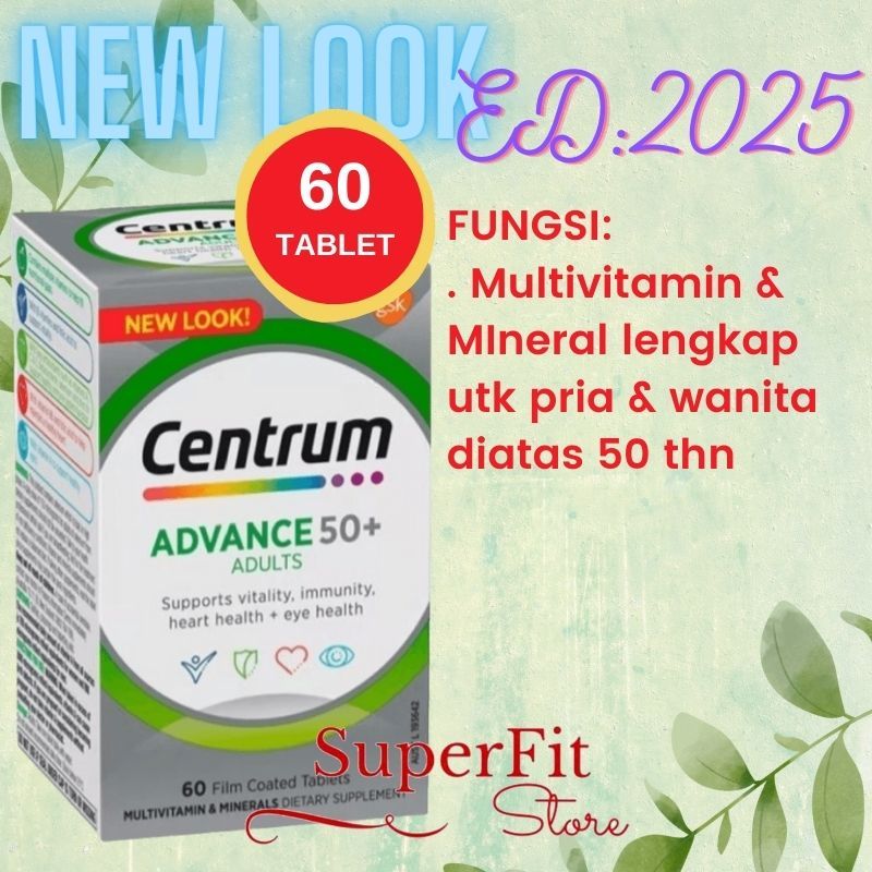 Centrum Advance 50+ 50 plus isi 60 Tablet