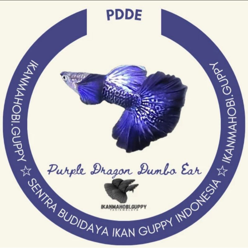 sticker guppy PDDE, AFP, Blue Moscow