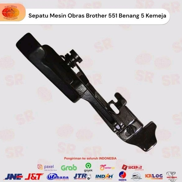 Sepatu Mesin Obras Brother Benang 5 Kemeja