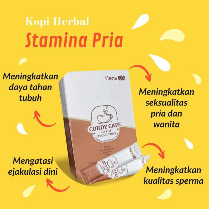 

Cordy Cafe Coffe Stamina Pria Wanita