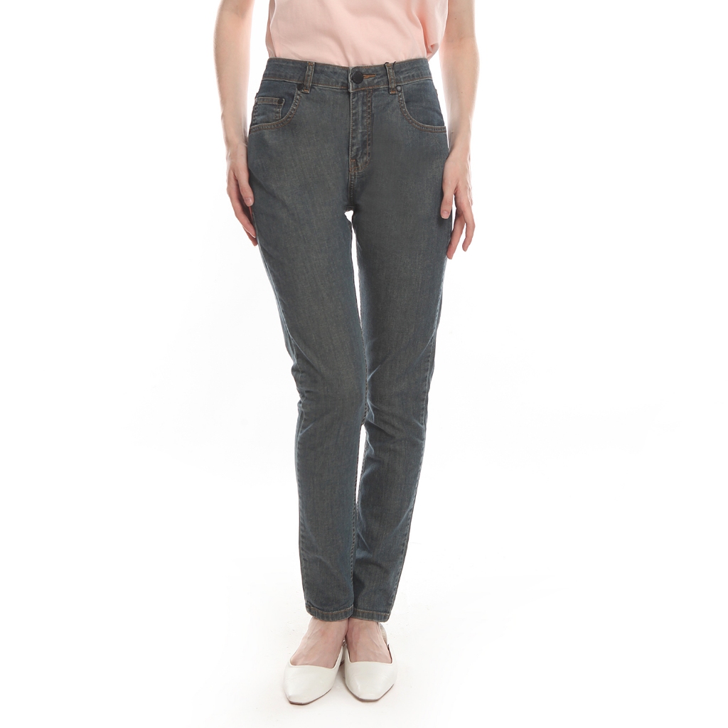 Juice Ematic Celana Panjang Denim Wanita Lydia Skinny Planet Surf