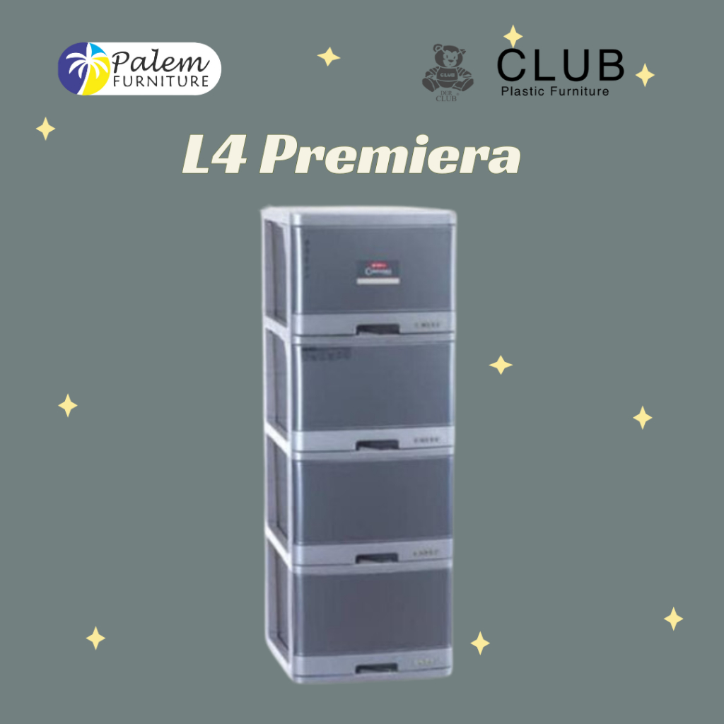 LEMARI PLASTIK EXCEL LION STAR || L4 LEMARI PLASTIK 4 SUSUN