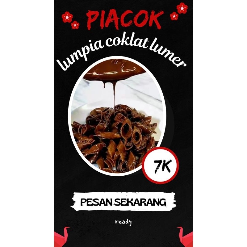 

Lumpia kering coklat lumer