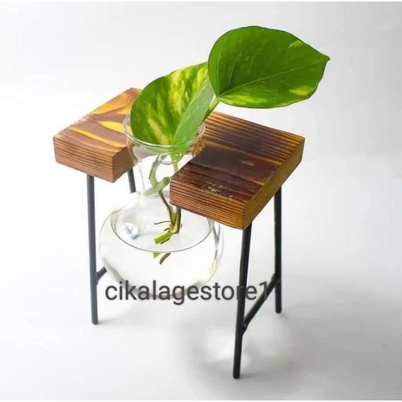 HIASAN DEKORASI DINDING POT KACA AESTHETIC UNIK ISI 1 POT KACA