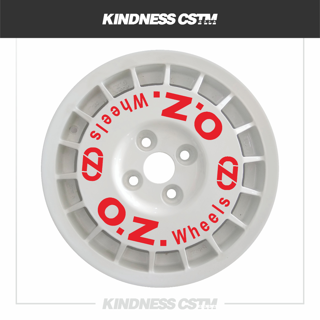 sticker velg oz racing oz wheels piring rally