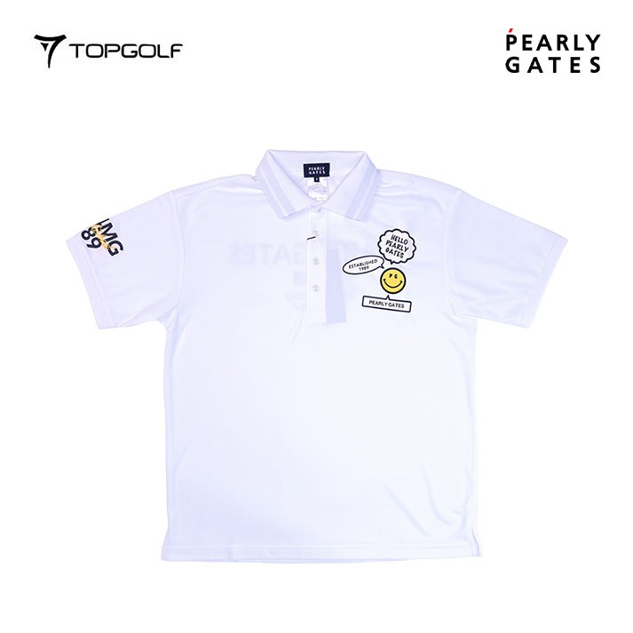 PEARLY GATES POLO SHIRT M KIITTED 53-4199305 WH