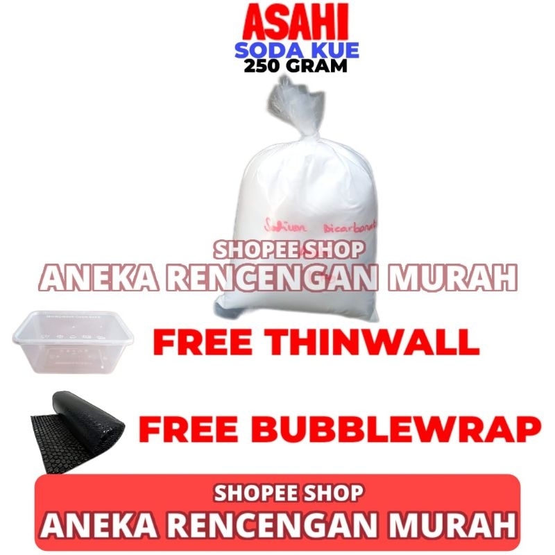 

Soda Kue Asahi 250GR Repack