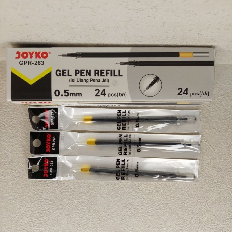 

Reffil isi pulpen gel JOYKO 263 JK/perpak isi 24