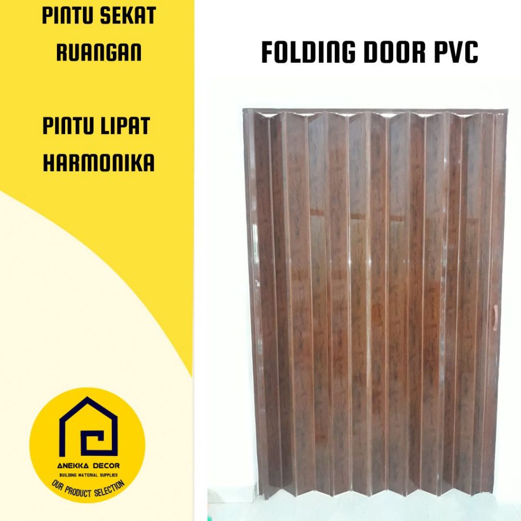Pintu Lipat pvc / Folding door pvc / Pintu lipat PVC