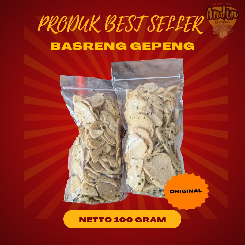 

BASRENG GEPENG PIPIH 100GRAM