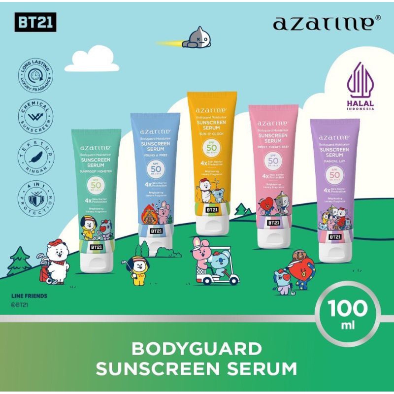 Azarine Bodyguard Sunscreen Serum BT21