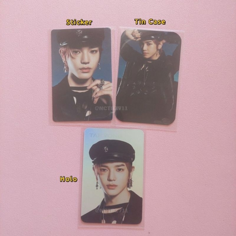 Taeyong Resonance Sticker Tin Case Holo pc