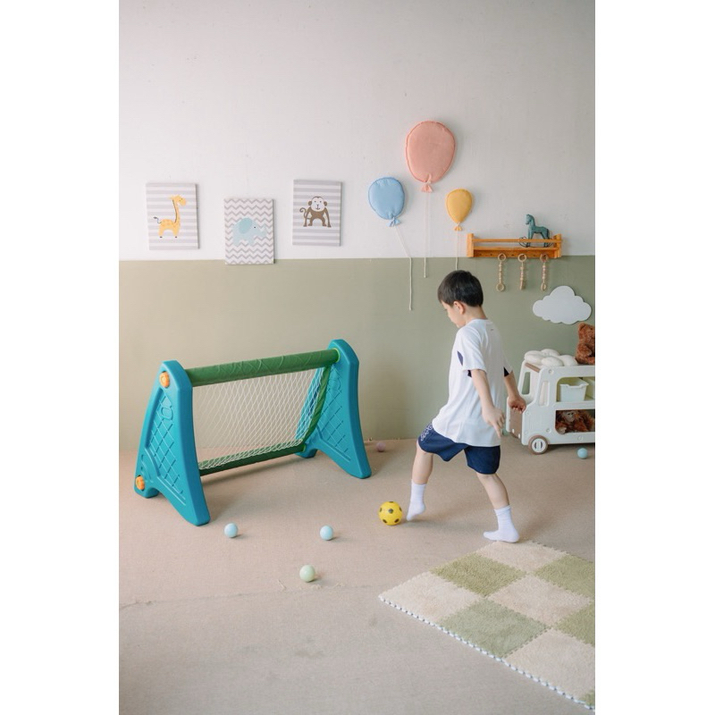 JUMBO MAINAN GAWANG NET SEPAKBOLA SOCCER FOOTBALL ANAK TENDANG FUTSAL JARING SET KIPER OLAHRAGA SPOR